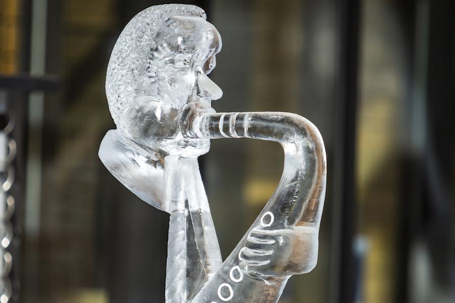 Winterlochen 2022 ice sculpture