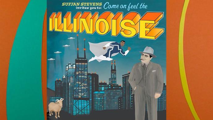 The album art for Sufjan Stevens' album Illinoise